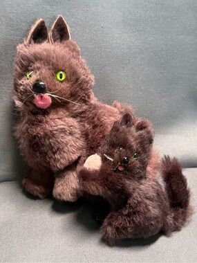 Vintage 1987 Pleasant Company American Girl Kirsten's Mama Cat and Kitten